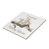 GEITEN | Ik overlevende moordseizoen door GetYerGo Tegeltje (Zijkant)