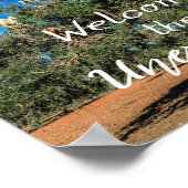 Geiten in Bomen verwelkomen de onverwachte Poster (Hoek)