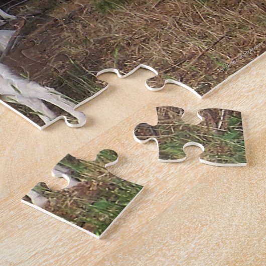 Geiten in de Yard Legpuzzel (Zijkant)