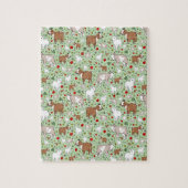 Geiten in het groen legpuzzel (Verticaal)