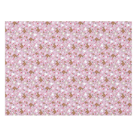 Geiten in roze tafelkleed (Voorkant (Horizontaal))