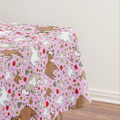 Geiten in roze tafelkleed (Voorbeeld)