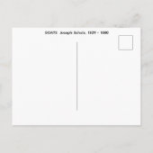 GEITEN Joseph Scholz, 1829 - 1880 Briefkaart (Achterkant)