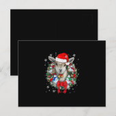 Geiten Kerst Ornament Decoratie Cadeau Kerstmis Uitnodiging Briefkaart (Voorkant / Achterkant)