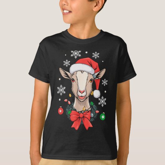 Geiten Kerst T-shirt (Voorkant)