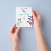 Geiten Kinderen Verjaardagsfeest Budget Flyer (Hand)