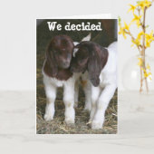 GEITEN KOMEN SAMEN OP JE VERJAARDAG KAART (Gele Bloem)