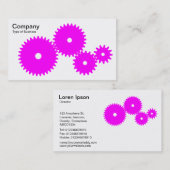 Geiten - Magenta op wit Visitekaartje (Voorkant / Achterkant)