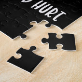 Geiten maken me blij dat ik van geit hou legpuzzel (Zijkant)