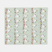 Geiten Medium Fleece Deken (Voorkant (Horizontaal))