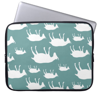 Geiten met flauwvallen laptop sleeve