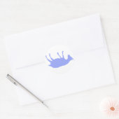 Geiten met flauwvallen ronde sticker (Envelop)