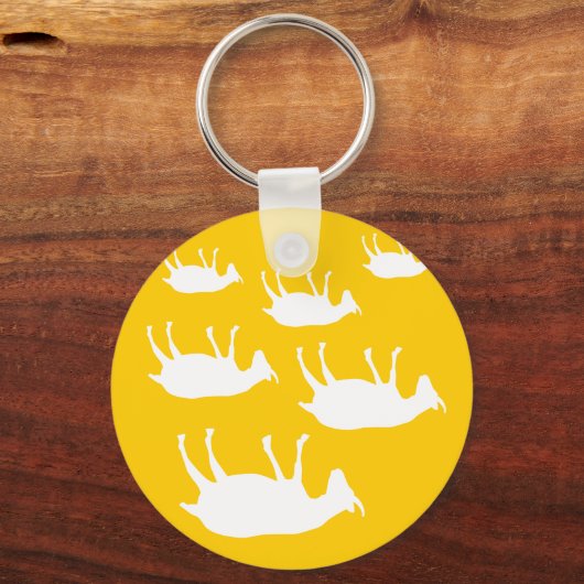 Geiten met flauwvallen sleutelhanger (Voorkant)