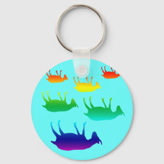 Geiten met flauwvallen sleutelhanger