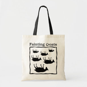 Geiten met flauwvallen tote bag