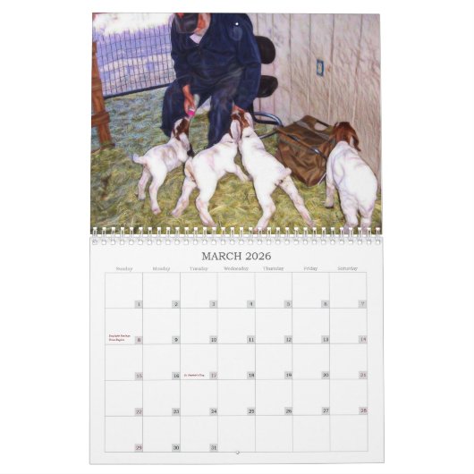 Geiten op de Ranch Kalender (Mar 2026)