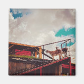 geiten op het dak magneet (Voorkant)