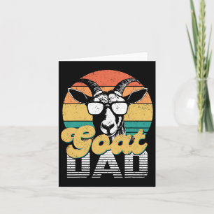 Geiten papa beste geiten papa vintage retro grappi kaart