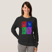 geiten Pop kunst T-shirt (Voorkant volledig)