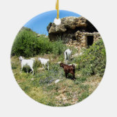 Geiten Retreat Keramisch Ornament (Achterkant)