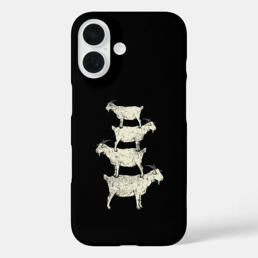Geiten Retro Case-Mate iPhone Case (Achterkant)