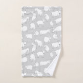 Geiten spelen - Grijs Bad Handdoek (Handdoek)
