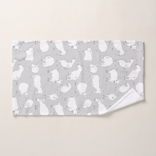 Geiten spelen - Grijs Bad Handdoek (Handdoek)