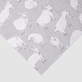 Geiten spelen - Grijs Tissuepapier (Detail)