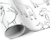 Geiten spelen - Transparante Cadeaupapier (Rol Hoek)