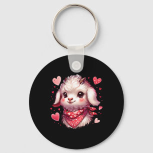 Geiten Valentijnsharten Sleutelhanger