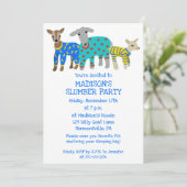 Geiten van de Kinder partij van Pajamas Kaart (Staand voorkant)