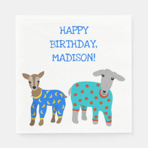 Geiten van de Kinder partij van Pajamas Servet