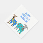 Geiten van de Kinder partij van Pajamas Servet (Hoek)