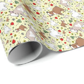 Geiten van geel cadeaupapier (Rol Hoek)