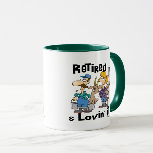 Geiten van geit en gepensioneerd mok (Voorkant rechts)