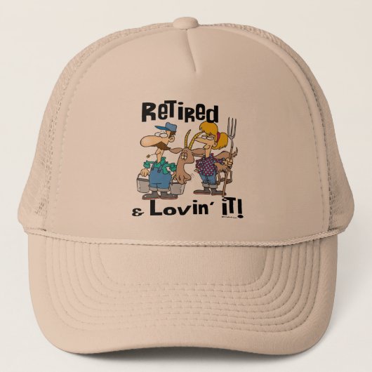 Geiten van geit en gepensioneerd trucker pet (Voorkant)