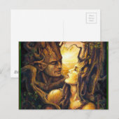 Geiten van het bos briefkaart (Voorkant / Achterkant)