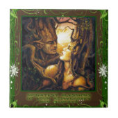 Geiten van het bos tegeltje (Voorkant)