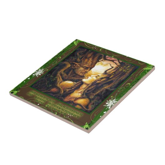 Geiten van het bos tegeltje (Zijkant)