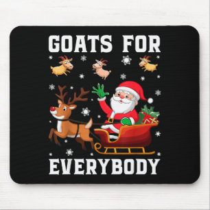 Geiten voor iedereen Kerstman slee Fun Kerst G Muismat