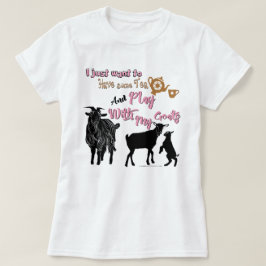 GEITEN | Wil wat thee en speel met geiten? T-shirt