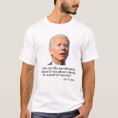 Geiten zijn als paddenstoelen grappig Joe Biden T-shirt (Voorkant)