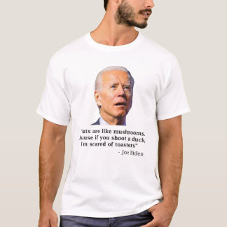 Geiten zijn als paddenstoelen grappig Joe Biden T-shirt