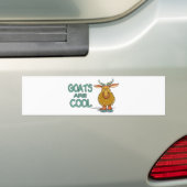 Geiten zijn cool bumpersticker (Op auto)