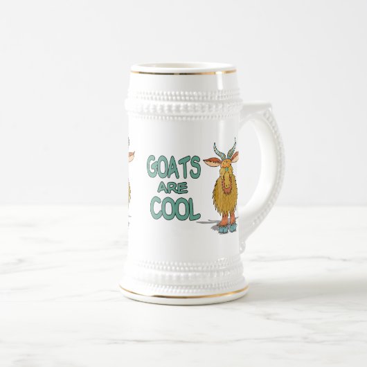 Geiten zijn kool bierpul (Voorkant rechts)