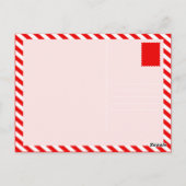 geitenafbeelding briefkaart (Achterkant)