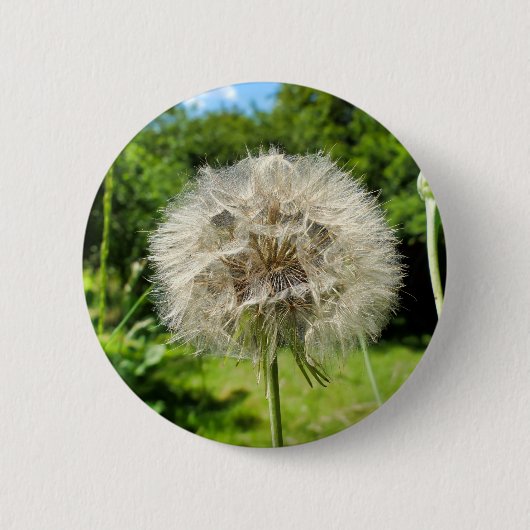 Geitenbaard Wildflower Badge Ronde Button 5,7 Cm (Voorkant)