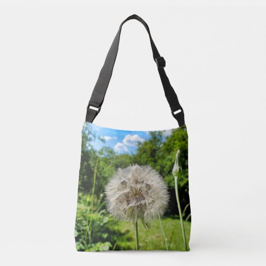 Geitenbaard Wildflower over de hele Canvas tas (Voorkant)