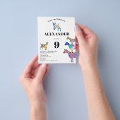 Geitenbegroting van de Birthday Party Flyer (Hand)