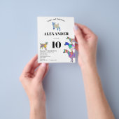 Geitenbegroting van de Birthday Party Flyer (Hand)